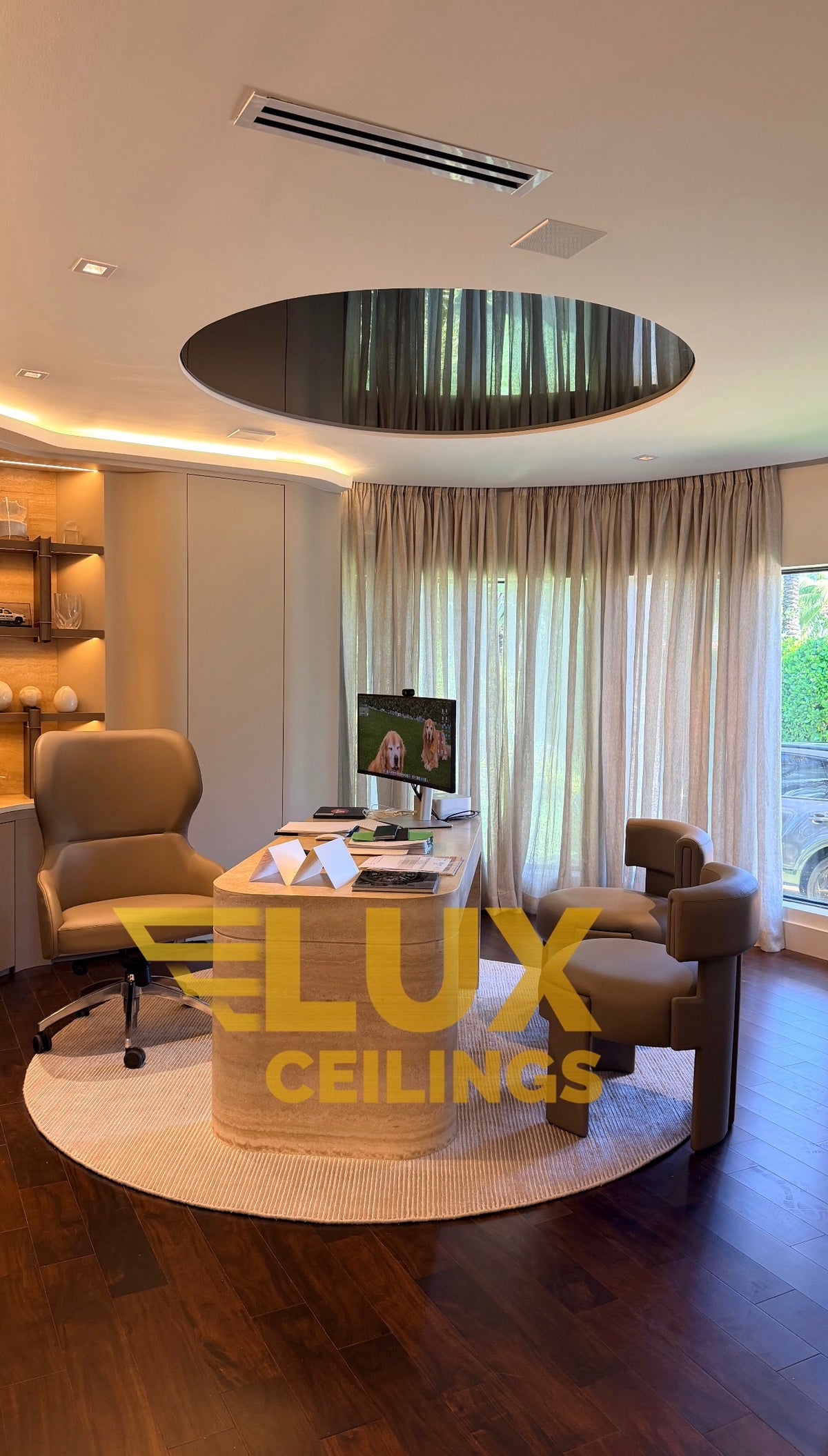 HIGH GLOSS REFLECTIVE CEILING